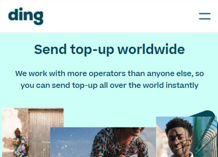 Ding.com Website