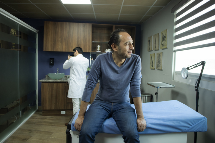 Latino Patient with Doctor